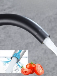 1pc Single Handle High Arc Kitchen Faucet, Stainless Steel Brushed Nickel Finish, Commercial Single Hole Kitchen Sink Faucet, Modern Single Hole Bar Sink Faucet, Black Kitchen Faucet, Brushed Gold Kitchen Faucet Kitchen Items Kitchen Accessories Kitchen Tools - Multicolor - View 5