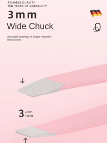 3pcs Eyebrow Grooming Set: Stainless Steel Eyebrow Razor, Eyebrow Tweezers, Eyelash Brush - Multicolor - View 5