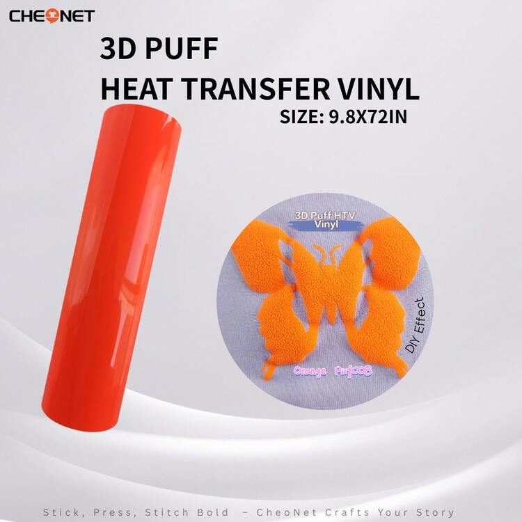 3D Heat Transfer Vinyl - Christmas 3D Vinyl, Suitable For DIY Clothing, Silhouette Patterns And Various Uses, Mixed Color Decorative Material - Multicolor - View 82