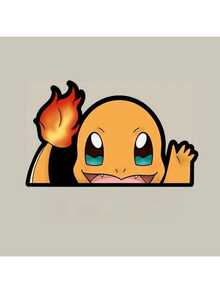 pokemon 新款宝可梦汽车贴纸，经典角色造型，可爱车身贴花，防水防紫外线，持久耐用，不易脱落褪色，是打造个性化吸睛DIY汽车造型的理想之选，适用于汽车装饰、家居装饰、生日派对、节日装饰等场合，实物比图片更漂亮