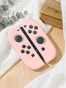 OLED/Switch NS Joy-Con 控制器保护壳 - 全套左右手柄保护套，Switch 游戏配件，保护 Joy-Con 控制器免受损坏，防油防刮，易于安装和拆卸，多种颜色可选 - 白色、黑色、紫色、透明等。