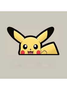 pokemon 新款宝可梦汽车贴纸，经典角色造型，可爱车身贴花，防水防紫外线，持久耐用，不易脱落褪色，是打造个性化吸睛DIY汽车造型的理想之选，适用于汽车装饰、家居装饰、生日派对、节日装饰等场合，实物比图片更漂亮