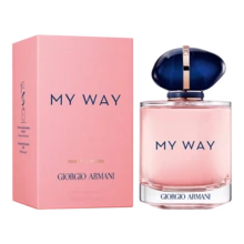 My Way Eau De Parfum 3.0 OZ/90 ML, Women's Perfume EDP Fragrance Long-Lasting Girlfriend Wife Mother Friend Birthday Graduation Party Travel Camping Outdoors School Campus Trip Festivals Anniversary, Gift Valentine's Day Halloween Thanksgiving Christmas New Year's Day - 花卉印花 - 查看 1