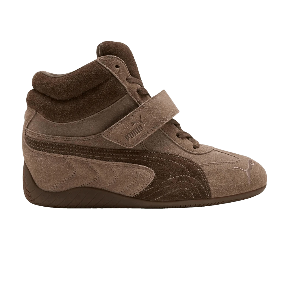 Puma Puma Womens Speedcat Wedge 'Totally Taupe Chocolate' (Women's Sizes) Totally Taupe/Chocolate 407878-01 Winter New - 棕色 - 查看 1