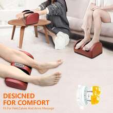 Foot Massager! Ergonomically Designed To Fit The Human Body, It Features A Lifelike Rotating Kneading Function For Legs And Feet, Deeply Relieving Muscle Tension. Say Goodbye To Your Parents' Daily Fatigue; It's A Thoughtful Gift Choice For Festivals. - US A Type Plug(110-127V) - View 5