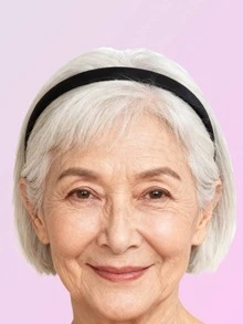 白色简约时尚纯色防滑发带，男女通用，均码，家居美发配饰 - 黑色 - 查看 7