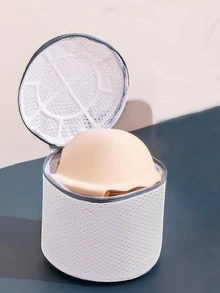 附拉鍊式內衣洗衣袋，可折疊內衣洗滌保護套，適用於細緻衣物護理 - 彩色 - 查看 4