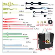 Vmingo 6 Juegos Mecanismo Para Reloj Quartz Movimiento Silencioso - Negro - Ver 5