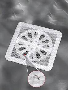 50pcs/30pcs/10pcs/5pcs Disposable Bathroom Sink Hair Catcher, Self-Adhesive Drain Cover, Reusable Shower And Bathtub Hair Catcher, Easy To Install Drain Filter Stickers For Kitchen Sink, Laundry Room, Effectively Block Hair And Prevent Insects, Bathroom Cleaning, Disposable - 銀色 - 查看 7