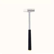 KLONKEE 1pc/3pcs Mini Dual-Head Jewelry Hammer, Suitable For Watch Repair, Woodworking, DIY, Jewelry Making And Leather Crafts, Durable Iron Alloy And Plastic Structure Small Craft Hammer - Black and White - View 10