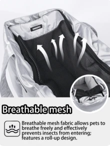 Pet Carrier Backpack, Pet Outdoor Supplies, Pet Shoulder Bag, Cat Carrier Backpack, Large Pet Carrier, Large Capacity Cat Dog Pet Carrier Backpack. This Is The Best Birthday Gift For Your Pet. - Multicolor - View 5