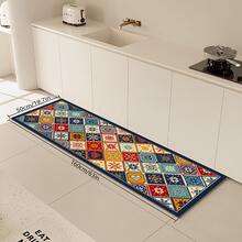 1pc Silicone Kitchen Mat, Pixel Geometric Pattern, Anti-Fatigue, Soft & Comfortable, Anti-Slip & Anti-Fall, Quick Drying, Durable, Suitable For Kitchen, Dining Room, Entrance, Laundry Room, Hallway, Bathroom, Study Room, Etc. - Multicolor - View 12