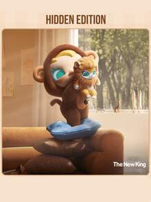 Pop Mart Labubu POPMART Molly & Tobby Series Blind Box Figurine, 12 figurine obișnuite + 1 secretă, drăguțe modele de viață cotidiană și prietenie cu pisici însoțitoare, expresii ciudate, jucărie de colecție pentru fanii POPMART, iubitori de pisici, cadou perfect pentru prieteni și iubiți - Multicolor - Vizualizare 12