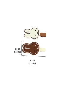 Bộ kẹp tóc hình thỏ dễ thương - Thiết kế đơn giản, ngọt ngào và độc đáo, phù hợp với kiểu tóc hàng ngày, là bộ sưu tập tuyệt vời cho học sinh, các cô gái trẻ và phụ nữ, cũng là món quà đáng yêu dành cho người thân/bạn bè. - Kẹp tóc hai màu đầu to - Xem 10