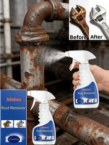 jakehoe 100ml/Box Metal Surface Rust Remover, Removes Rust From Stainless Steel Surface, Cleans Metal Hardware, Rebar Degreasing And Rust Removal. Highly Effective Formula Quickly Penetrates And Dissolves Rust, Effectively Restores Metal Surface. Versatile, Suitable For Various Metal Surfaces Including Rebar, Cast Iron And Copper - Multicolor - View 1