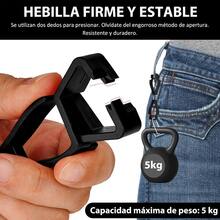 10 piezas Clip para guantes, sujetador de guantes, clips para guantes para trabajo, guantes de trabajo, para cinturón de servicio, para construcción - Negro - Ver 6