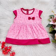 Vestido de bebê menina delicado 0 a 5 meses - Pink - Visão 2