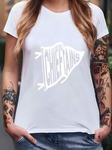 Women Plus Size Sports Tees & Tanks - White - View 2