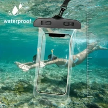 1/3pcs Waterproof Phone Pouch Bag, Sealed Waterproof Phone Case, Universal Waterproof Phone Bag For Beach Travel, Diving, Rafting, Transparent Waterproof Phone Dry Bag - Multicolor - View 4