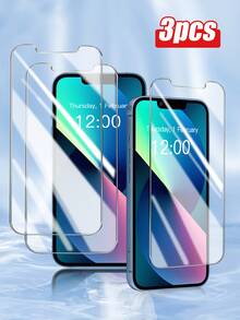 3 件高清钢化玻璃屏幕保护膜，1：1 视网膜显示屏质量，防刮、防碎、耐用，兼容 X/XR/11/12/13/14/15/16/17/17 Air/17 Pro/17 Pro Max 系列 - 無色 - 查看 27