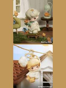 Labubu POP MART DIMOO "If Today Is Monday - The Missing Day" Series Collectible Figure, Comfortable Home Wear Design, Soft Healing Aesthetics, Cute Anime Art Toy, Suitable For Placing On Desk, Bookshelf And Home Office, Perfectly Expressing Daily Mood, Ideal For Collection Display And Photography Props, Also An Ideal Birthday, Christmas, Valentine's Day Or Friendship Gift For DIMOO Fans, Teenagers, Girls And Art Toy Enthusiasts. - Multicolor - View 11