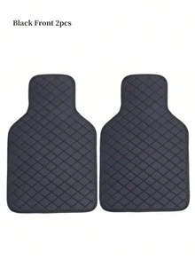 4pcs/2pcs Universal Car Floor Mats Set - Waterproof & Anti-Slip, Fit For Sedan, SUV, Truck | Strong Protection | Easy To Clean (Covers Front & Rear Seats) - Type B - View 24