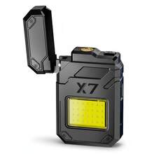 Encendedor Luminoso Impermeable con Linterna 3 Modos, Recargable - Negro - Ver 1