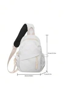 Myco 轻便商务休闲小号斜挎包，休闲字母图案，适合少女、女性、大学生、年轻职业人士和上班族日常使用，完美适用于办公室、校园、工作、商务、通勤、户外活动、旅行、徒步等场合，也是冬季、万圣节和圣诞节的理想礼物。