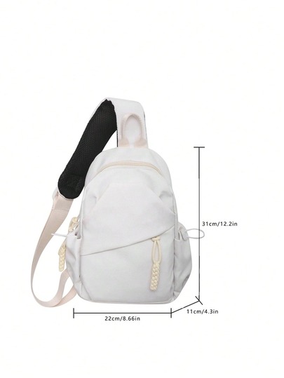 Myco Lightweight Business Casual Small Crossbody Bag, Casual Letter Pattern, Suitable For Teenage Girls, Women, College Students, Young Professionals And Office Workers For Daily Use, Perfect For Office, Campus, Work, Business, Commuting, Outdoor Activities, Travel, Hiking, Also An Ideal Gift For Winter, Halloween And Christmas