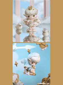 Labubu POP MART DIMOO "If Today Is Monday - The Missing Day" Series Collectible Figure, Comfortable Home Wear Design, Soft Healing Aesthetics, Cute Anime Art Toy, Suitable For Placing On Desk, Bookshelf And Home Office, Perfectly Expressing Daily Mood, Ideal For Collection Display And Photography Props, Also An Ideal Birthday, Christmas, Valentine's Day Or Friendship Gift For DIMOO Fans, Teenagers, Girls And Art Toy Enthusiasts. - Multicolor - View 8