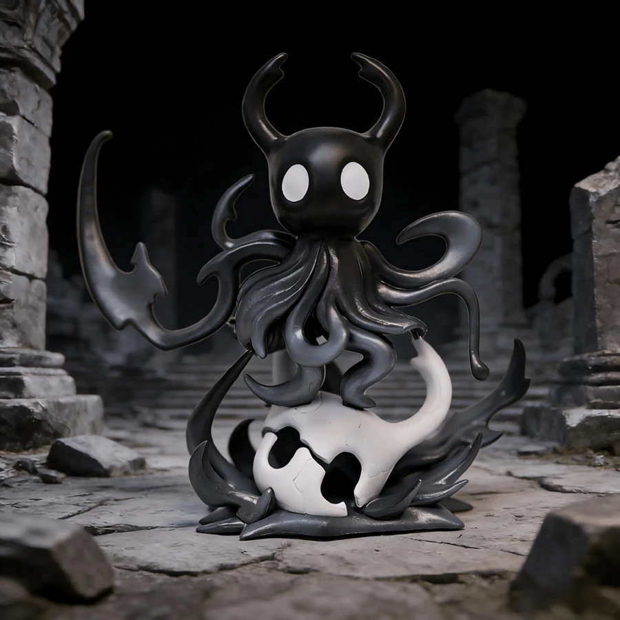 Hollow Knight - Shade Knight Game Action Figure Collectible Figurine Toy, Can Be Placed In Car/Office Desk/Home, Made Of PVC Material, Can Be Used As Statue Or Fan Gift/Collectible - Multicolor - View 1