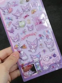 Adesivos de Cristal Brilhante em Desenho Animado 3D, Adesivos Gravados Fofos, Adesivos Decorativos de Diamante, Adesivos 3D de Relevo em Desenho Animado Vazados, Adesivos Realçados Divertidos para Capa de Celular, Conta Manual, Universal, Decoração de Festa, Pequeno Presente, Brinquedo, Decoração de Celular, Tablet (Alguns Estilos Podem Ter Diferenças de Cor e Serão Enviados Aleatoriamente) - Multicolorido - Visão 3