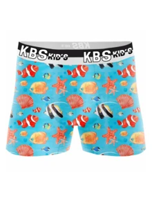 Set Of 10 Boys' Boxer Briefs With Character Designs, 100% Cotton Lining, Comfortable And Breathable. - 彩色 - 查看 2