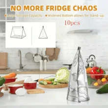 10个可重复使用的铝箔冰箱保鲜袋，适用于冰箱或冷冻室，3种尺寸的自封袋，可用于存放水果、蔬菜、肉类、谷物、坚果、零食等，保鲜食品，厨房用品