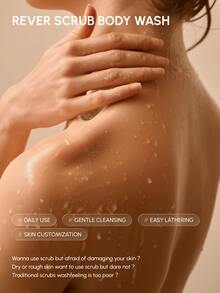 REVER Body Wash And Exfoliating Scrub- Nourishing, Hydrating, Rejuvenating Skin With Coconut Oil, And Long-Lasting Fragrance - Shower Gel With Rich Foam -Suitable For All Skin Types. - OUTSIDE - View 7