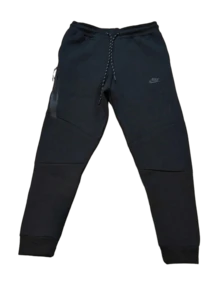 Nike Unisex Tech-Inspired Fleece Zip Hoodie & Jogger Outerwear For Men & Women Pants - Quần nỉ đen - Xem 1