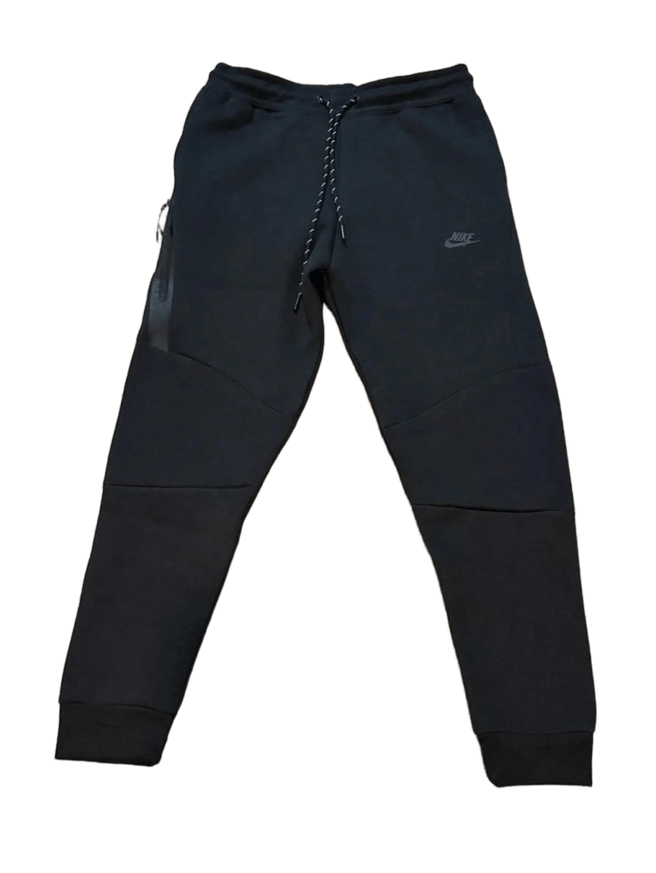 Nike Unisex Tech-Inspired Fleece Zip Hoodie & Jogger Outerwear For Men & Women Pants - Quần nỉ đen - Xem 1