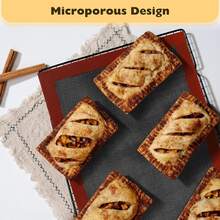 1/2/3PCS Reusable Silicone Baking Pad With Breathable Holes, Non Stick Baking Tray Pad, Easy To Clean, High Temperature Resistant, Size 15.8 * 11.8 Inches, Suitable For Biscuit Cake Macaron Pastry Baking, Household Kitchen Accessories, Outdoor Baking Tools, Multifunctional Macaron Pads, Household Kitchen Baking Utensils - Multicolor - View 9