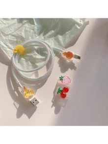 4个随机棒棒糖透明混合树脂配件，适用于DIY耳环、发圈、文具、手机壳、钥匙扣、杯子、鞋饰、冰箱贴、贴纸等，附带双面胶。 - 彩色 - 查看 1