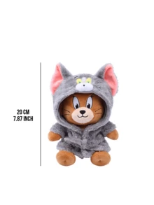 杰瑞老鼠毛绒玩偶，身穿连帽衫，柔软舒适，造型可爱，做工精细。这款轻巧舒适的玩偶适合摆放在书桌、房间、书架上，也可以挂在背包或手提包上。它是日常生活、缓解压力、收藏和装饰的理想伴侣，也是送给朋友、情侣、生日、节日和特殊场合的贴心礼物。 - 鼠 - 查看 10