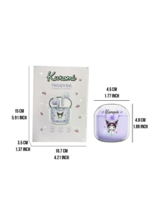 TWS 无线耳机，采用蓝牙 5.4 技术，60 小时超长续航，音质出色，支持游戏音频同步，半入耳式设计——是音乐爱好者、游戏玩家和时尚潮流引领者的理想之选。 - 紫色-Kuromi - 查看 10