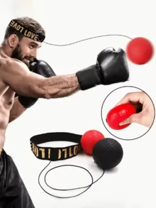 1 Piece Of Head Mounted Boxing Speed Ball, Quick Response Time Training Boxing Ball, Decompression And Release Ball