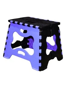 Banco Plegable Pequeño Portatil Plastico Banquito 1 Pza Acabado de la estructura Mate - Morado - Ver 5