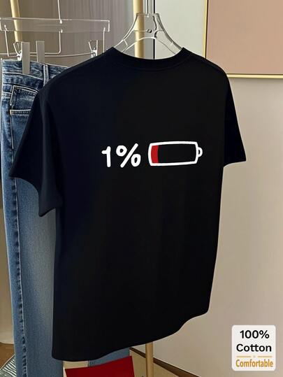 棉质印花短袖中长款T恤，时尚休闲女式上衣