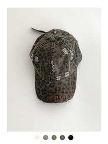 1pc Soft Top Camo Letter Baseball Cap, Distressed Camo, Hipster Long Brim Baseball Hat For Women, American Vintage Street Style Leopard Print Snapback, Versatile Cool Hat For Summer, Sun Protection - Ripped Letter Camouflage Pattern - View 6