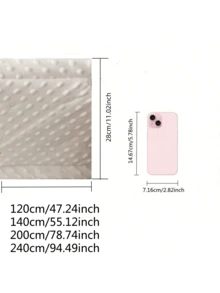AIBOYING 1件装婴儿床围垫，多尺寸婴儿床衬垫，婴儿房装饰，保护垫围栏，四季皆宜，送给男宝宝和女宝宝的礼物 - 白色 - 查看 3