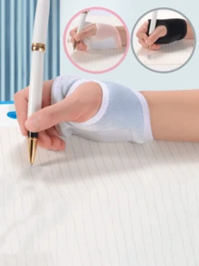 1个铅笔握笔姿势矫正器，儿童、初学者适用，可矫正手腕姿势，帮助防止书写时手腕弯曲。