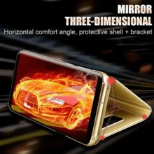 Hadaasi 1pc Purple Smart Mirror Kickstand Faux Leather Flip Phone Case Compatible With Samsung Galaxy S26 Ultra/S26 Plus/S26/S25 Ultra, S25 Plus, S25, S25 Edge, S25 FE, S24 Ultra, S24 Plus, S24 FE, S24, S23 Ultra, S23 Plus, S23 FE, A56/A36/A26/A17/A07 And Honor 400/400 Pro/400 Lite And 17e/17 Pro/17 Pro Max/Compatible With IPhone Air/17 And - Purple - View 6