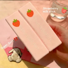 1个草莓牛奶棒慢回弹软捏娃娃，舒缓压力面包造型捏捏娃娃，慢回弹软捏娃娃，情侣互动游戏，猫咪礼物，男女皆宜游戏，互动游戏，派对游戏，生日礼物，节日礼物，完美礼物 - 彩色 - 查看 2