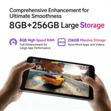 Lenovo 8英寸M8平板电脑，轻薄便携，八核处理器，8GB+256GB大容量存储，双摄像头，超长续航，便携式娱乐学习两相宜，银色 - 銀色 - 查看 8